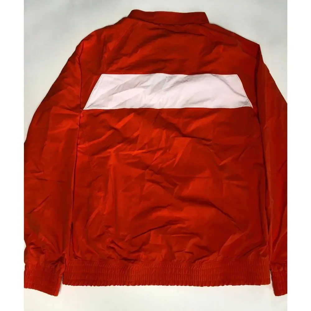 Nike Jordan Team Woven Long Sleeve New Jacket Orange Men's CD2218-820 Sz S